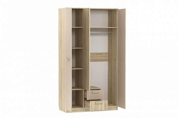 Шкаф платяной Акварель НМ 013.08-01 М1 - Вид 2