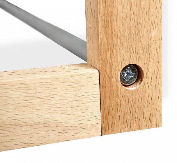 Полка для обуви Sheffilton Альберо SHT-SR9 прозрачный лак/алюм.металлик - Вид 4