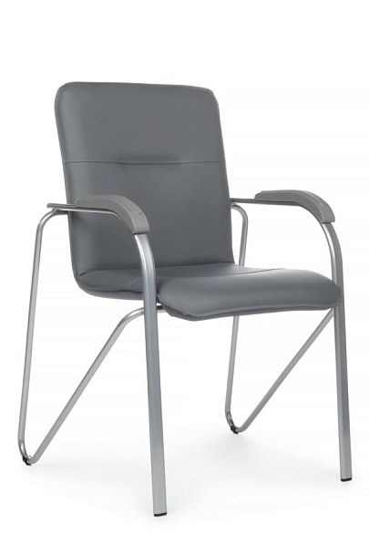 Стул Самба с пластиковыми подлокотниками SMB-03 Серый - Вид 1