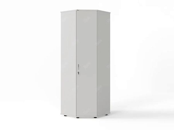 ЛАЙТ / LIGHT RLG054-62x62 Угловой шкаф 62x62x183 Белый - Вид 1
