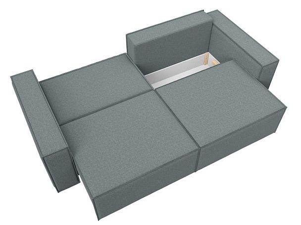 Диван прямой Куба Рогожка серый - Вид 9