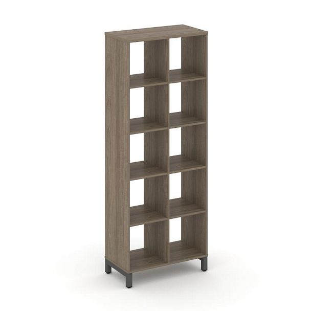 Стайл Проджект Каркас стеллажа 5 яр. SN.KS-520 Вяз Благородный/Металл Антрацит 754*400*1982 - Вид 1