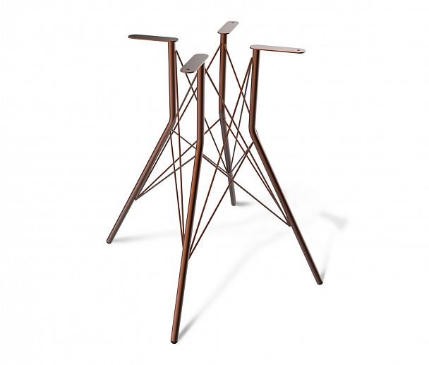 Стол Sheffilton SHT-TU2-1/TT30 83/83 медный мет./коричневый - Вид 4