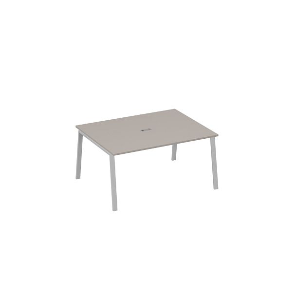 Стол 160 на металлокаркасе TRE для переговорной A4 А4 Б3 133 БП мокко премиум / металлокаркас серый - Вид 1