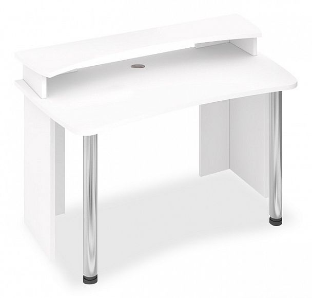 Стол компьютерный Домино Лайт СКЛ-Софт140+НКИЛ140 Белый - Вид 1