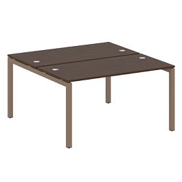 Metal System Quattro Р. ст. на П-образном м/к 50БП.РАС-СП-2.3 Венге/Мокко металл 1400*1475*750 - Фото предпросмотра