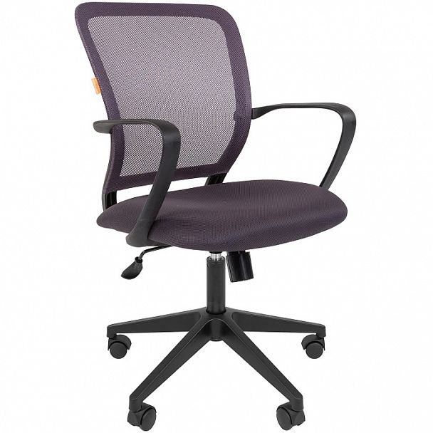 Кресло CHAIRMAN 698, ткань TW/сетчатый акрил, серый - Вид 1