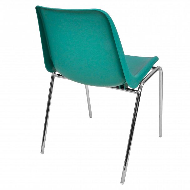 Стул Vicenza (4 ножки) Каркас хром, светло-зеленый, стопируемый - Вид 3