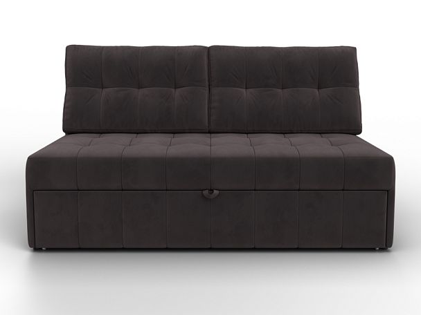 Диван прямой Лига-107 (140) Велюр коричневый - Вид 2