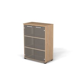 SMART/СМАРТ RS051-78Х44 Шкаф с витриной стекло прозр. з/с xдф 786х436х1078 Швейцарский вяз - Фото предпросмотра