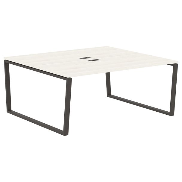 Стол 2-х местный EVWST 1716 Ясень Траун/Мокко 1760х1606х750 EDIS - Вид 1