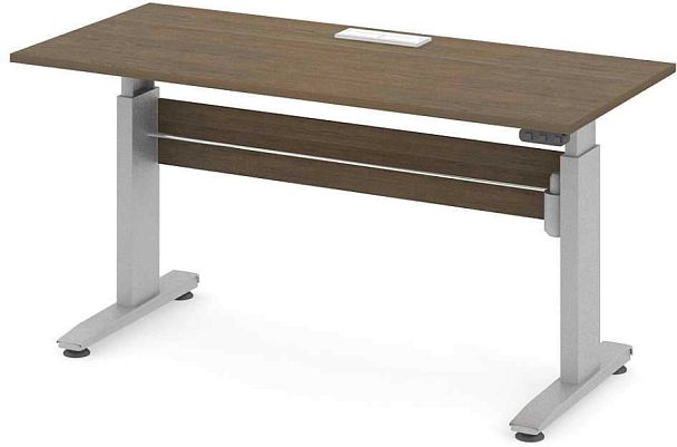 Стол офисный рабочий С-ТРС50 "Трансформер"  ПК-ТРС-СТ180Х80КК/ЭРД-В1-299 дуб шамони - Вид 1