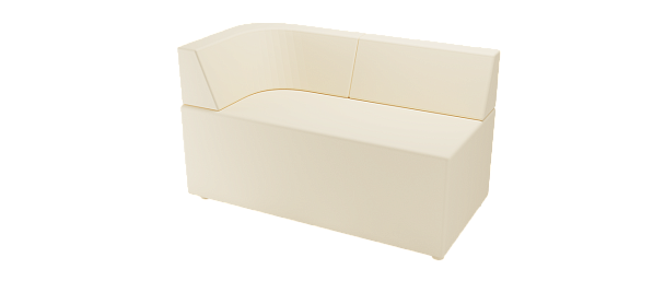 Диван "Модуль М-70/7" 2-х местный подлкотник левый (спинка радиусная) - Вид 2