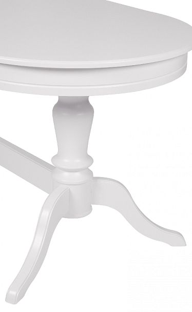 Стол деревянный раздвижной Арей 160(210)х90х76 Белый - Вид 8