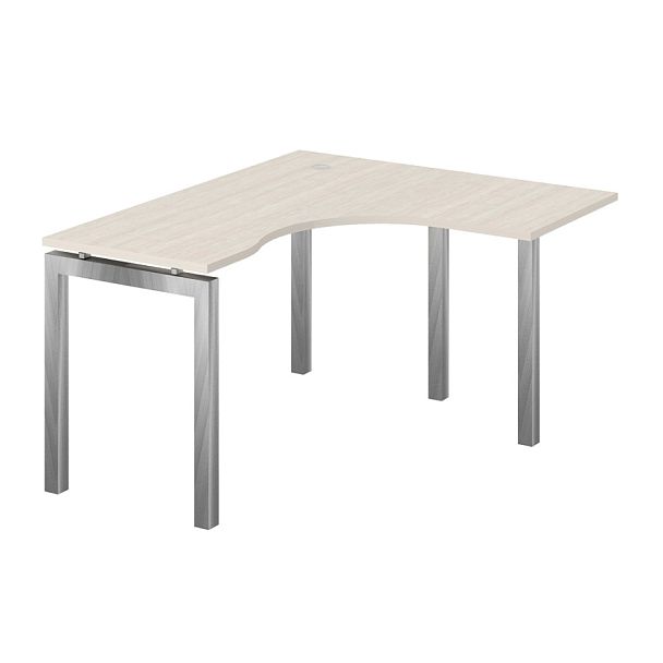 Стол эргономичный "Тандем-А"  ПК-ТНА-СТЭ140Х120П/АЖ-В2-1048 дуб альпийский - Вид 1