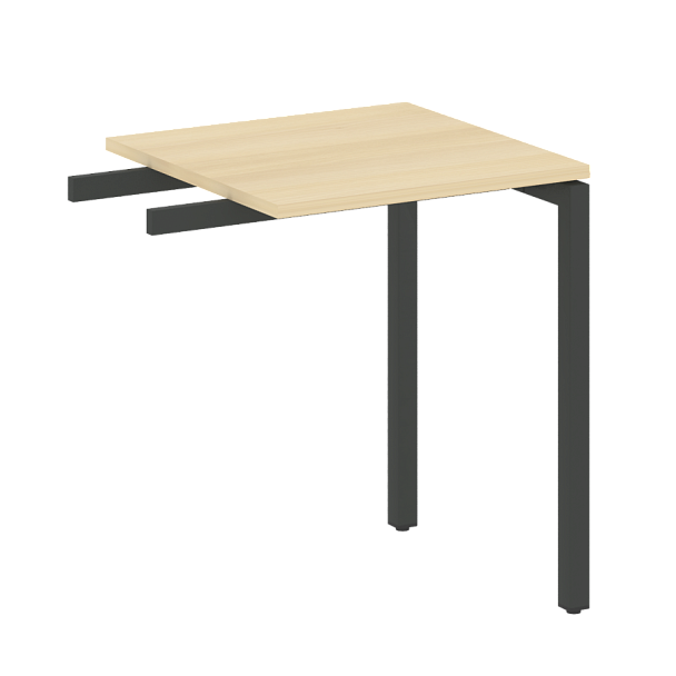 Metal System Quattro Приставной элемент на П-образном м/к 40БП.ПР-1 Акация/Антрацит металл 600*600*750 - Вид 1