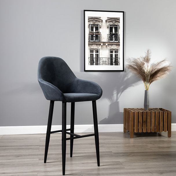 Кресло Бар.Kent Diag grey/черный - Вид 12