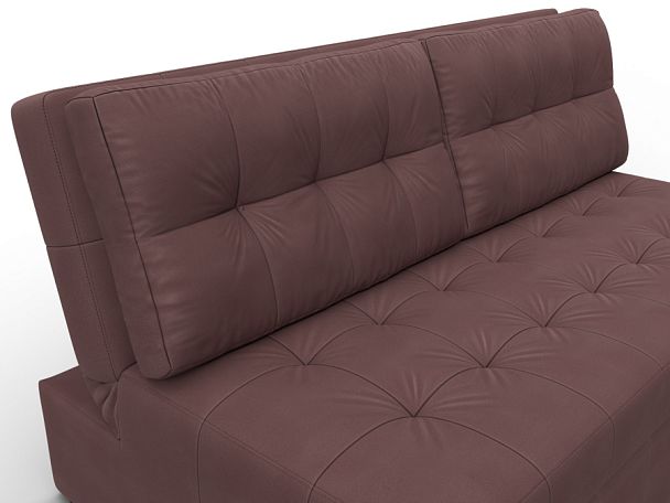 Диван прямой Лига-107 (160) Замша бордовый - Вид 4