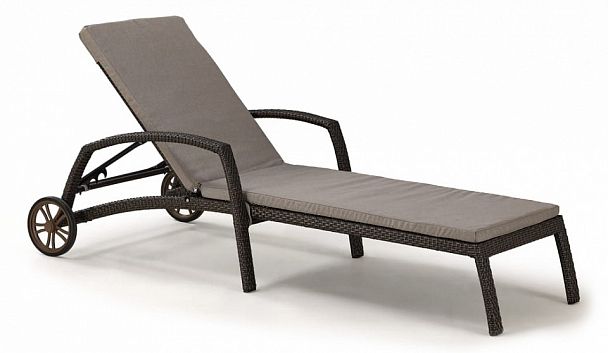 Лежак A35A2-W53 Brown с матрасом - Вид 1