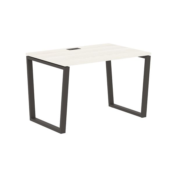 Стол прямой EVST 1180 Ясень Траун/Мокко 1160х800х750 EDIS - Вид 1