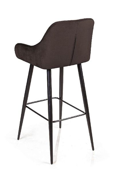 Стул барный Robert, бархат антрацит 14 - Вид 4