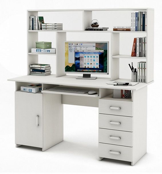 Стол компьютерный Лайт-7К СН - Вид 1