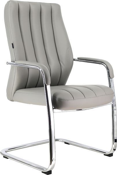 Премиум кресло Everprof Tokyo (Токио) CF Экокожа Серый - Вид 1