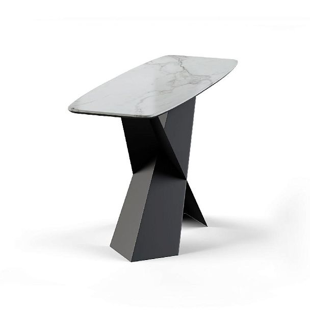 Консоль Tyler 130 керамика глянцевая, белая - Вид 2