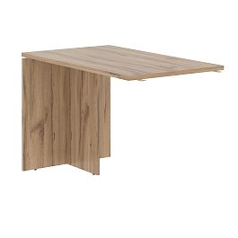 Брифинг-приставка EDB 1167 Дуб Денвер светлый/Мокко 1160х670х750 EDIS - Фото предпросмотра