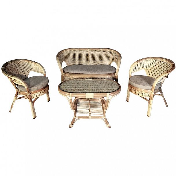 Комплект Пеланги 02/15 с 2х местным диваном, подушки на молнии - Вид 2