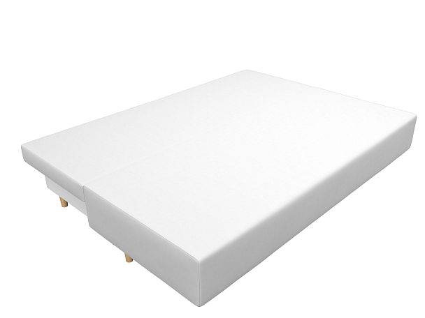 Диван прямой Лига-033 Экокожа белый - Вид 8