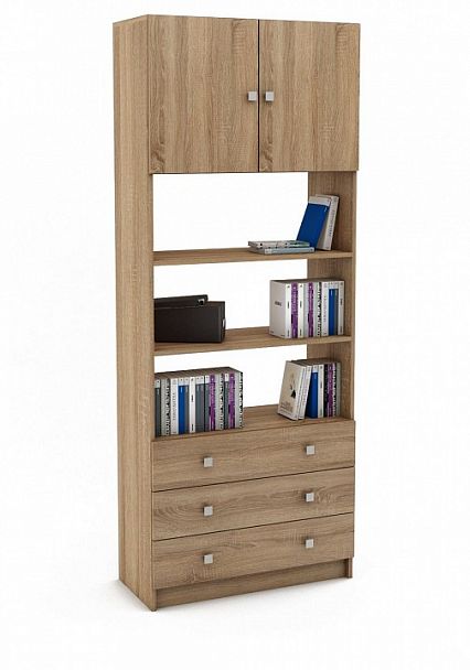 Стеллаж комбинированный Бостон-8 - Вид 1