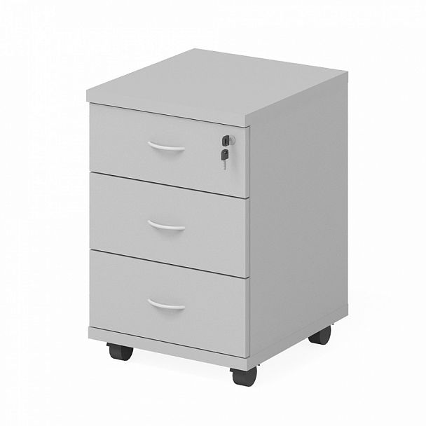 Тумба офисная "Логистика" ПК-ЛОГ-ТММ43Х46-В1-19 серый - Вид 1