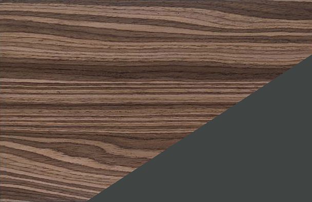 Стол письменный на опорной тумбе Dali 230x115x75 эбен антрацит - Вид 11