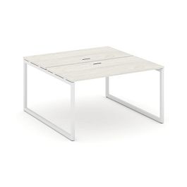 Стайл Проджект Рабочая станция 2-х сторон. SN-4O.DRS-004 Дуб Наварра/Металл Белый 1580*1232*750 - Фото предпросмотра