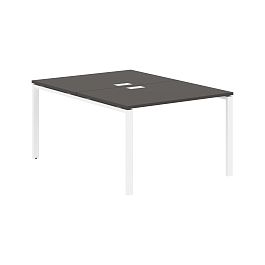 Стол 2-х местный EUWST 1116 Мокко/Белый 1160х1606х750 EDIS - Фото предпросмотра