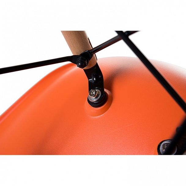 Стул обеденный LMZL-PP623 (ножки светлый бук, цвет сиденья оранжевый) - Вид 8