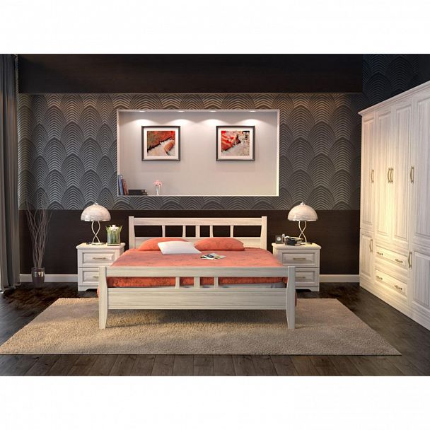 Кровать "Лель 120" сосна - Вид 3