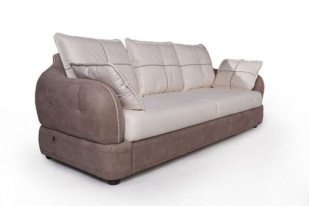 Napoli (Неаполь) диван-кровать прямой, замша - Вид 3