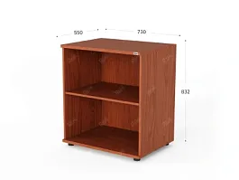 UNITY РШ-12Г ОРЕХ ИТАЛЬЯНСКИЙ Стеллаж открытый Прямой 730х550х832 - Фото предпросмотра