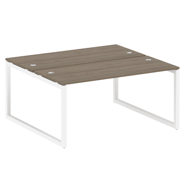 Metal System Quattro Р. ст. на О-образном м/к 50БО.РАС-СП-2.4 Вяз/Белый металл 1600*1475*750 - Вид 1