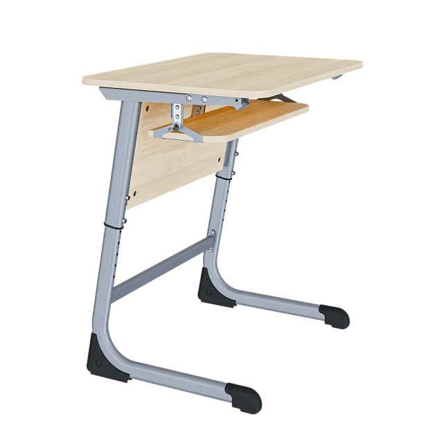 Парта Smart на плоскоовале 1М с РН (столеш.ЛДСП ЗУ, экран ЛДСП, полка), гр.3-5 - Вид 9