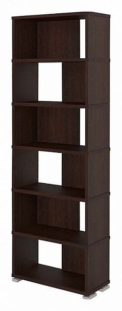 Стеллаж книжный Домино СБ-10_6 Венге - Вид 1