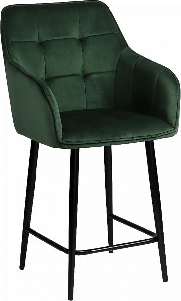 Комплект полубарных поворотных кресел Мони К, Confetti deep forest/черный, 3 шт. - Вид 4