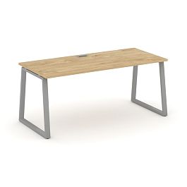 Style Project Direct Direct Стол письменный SN-6T1.SR-013.M Тиквуд Светлый/Металл Серый 1380*700*750 - Фото предпросмотра