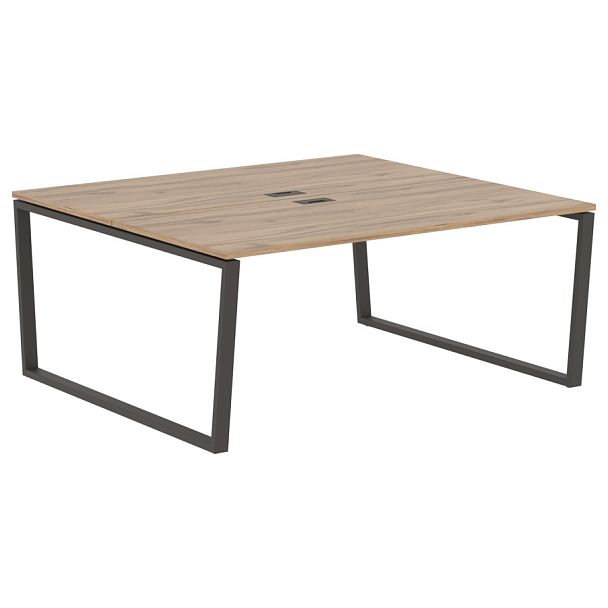 Стол 2-х местный EVWST 1716 Дуб Денвер светлый/Мокко 1760х1606х750 EDIS - Вид 1