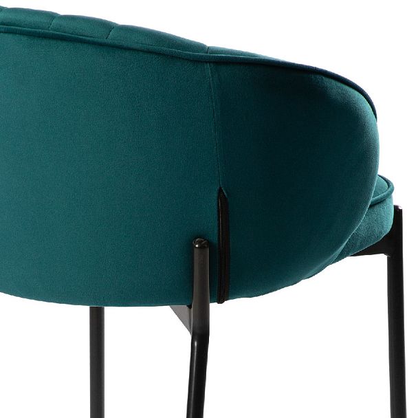 Комплект полубарных стульев Миэль изумрудный/черный, 2 шт. - Вид 8