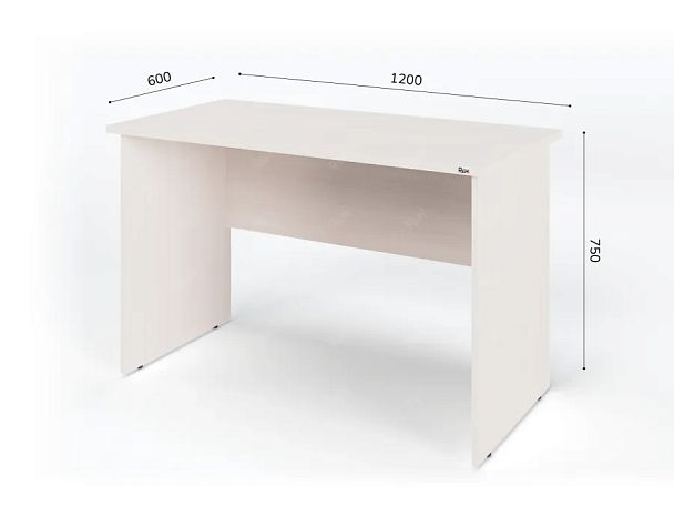 ЛАЙТ / LIGHT RLG001-12x6 Прямоугольный стол 120x60x75 Дуб Молочный - Вид 2