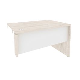 Onix Стол-приставка правый к опорным элементам O.SPR-2.8 (R) Денвер светлый/Белый бриллиант 1180*800*750 - Фото предпросмотра