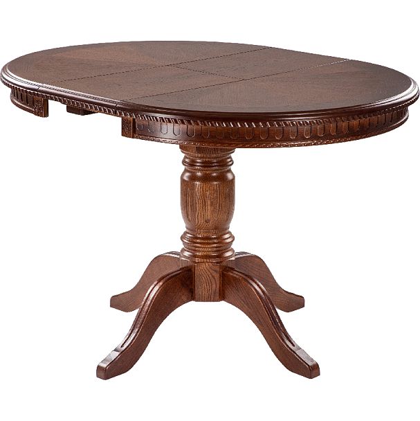 Стол деревянный раскладной Лорель D90 Миланский орех - Вид 3